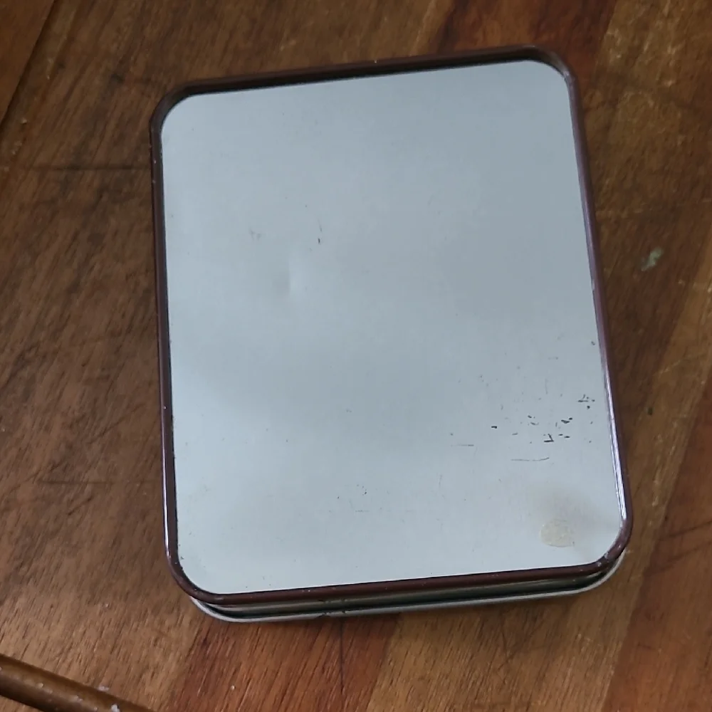 Norman Rockwell Tin Box With Mens Wallet